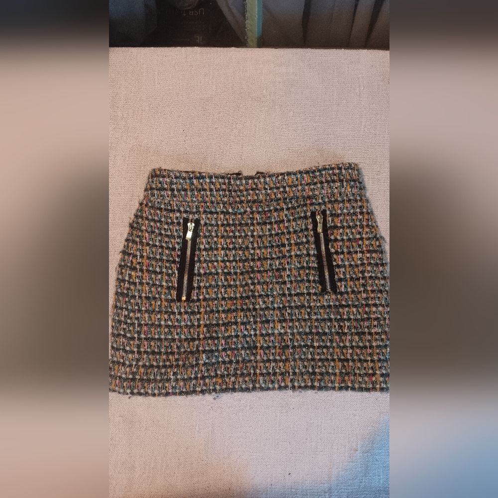 J. Crew Multicolor Tweed Pencil Skirt